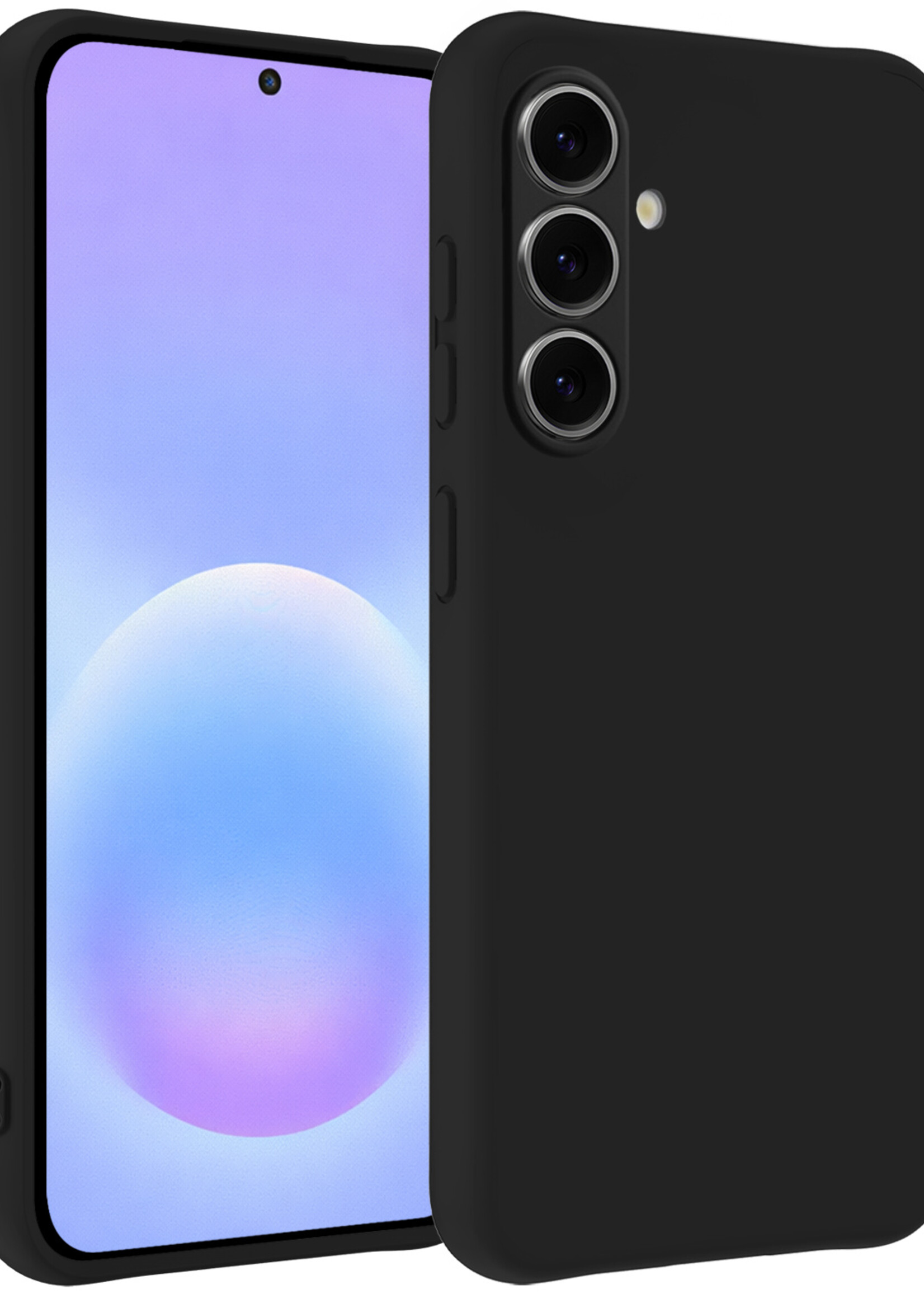 BTH BTH Samsung Galaxy A57 Hoesje Siliconen - Zwart