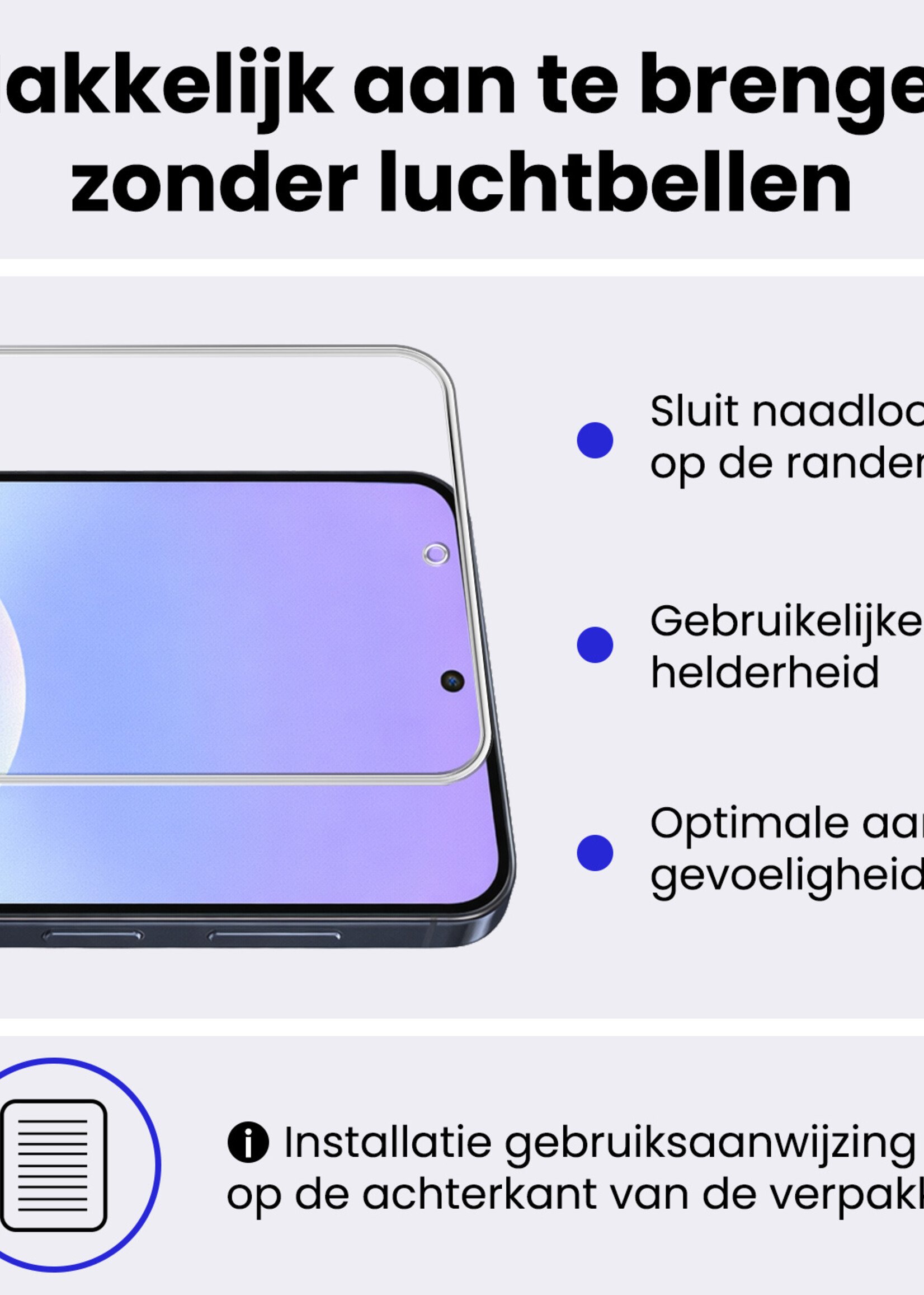 BTH BTH Samsung Galaxy A57 Hoesje Pashouder met Koord Met Screenprotector - Donkergroen