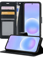 BTH BTH Samsung Galaxy A57 Hoesje Bookcase - Zwart