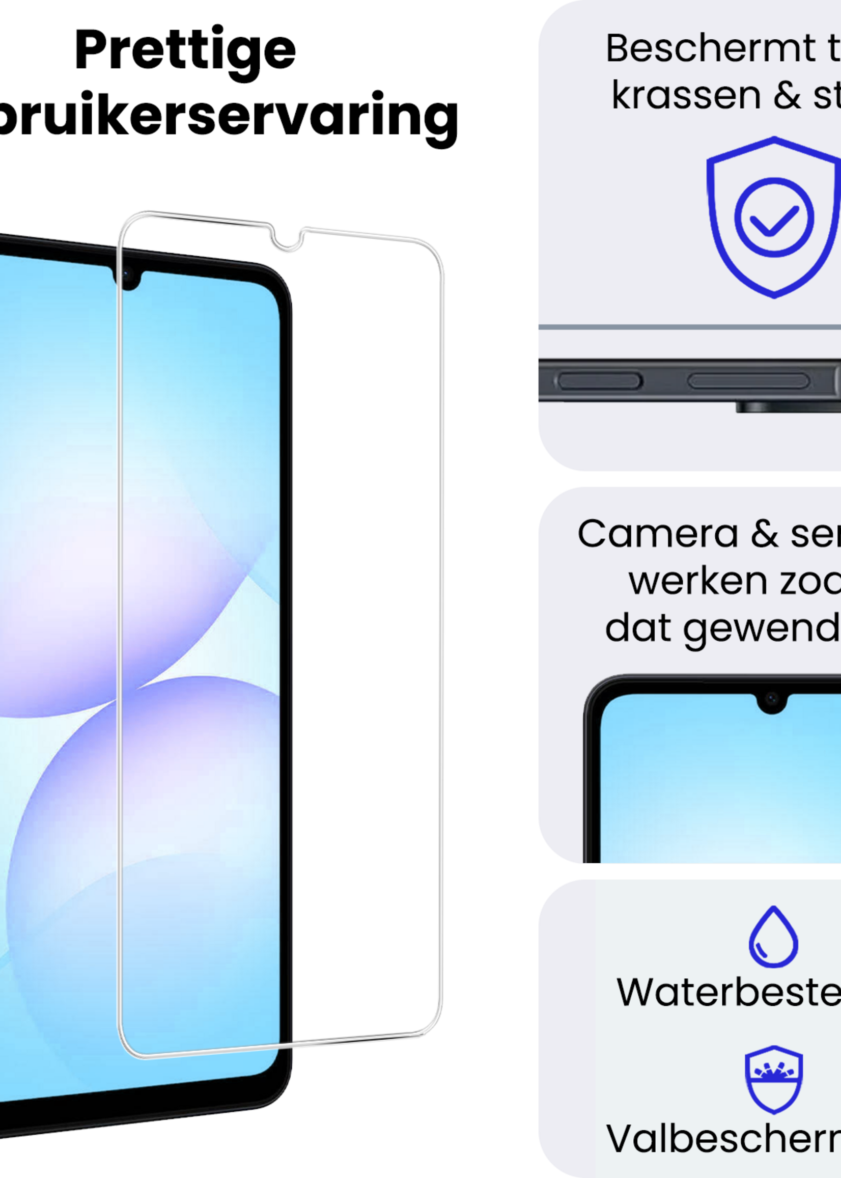 BTH BTH Samsung Galaxy A07 4G Screenprotector Glas