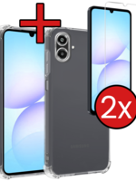 BTH BTH Samsung Galaxy A07 4G Hoesje Shockproof Met 2x Screenprotector