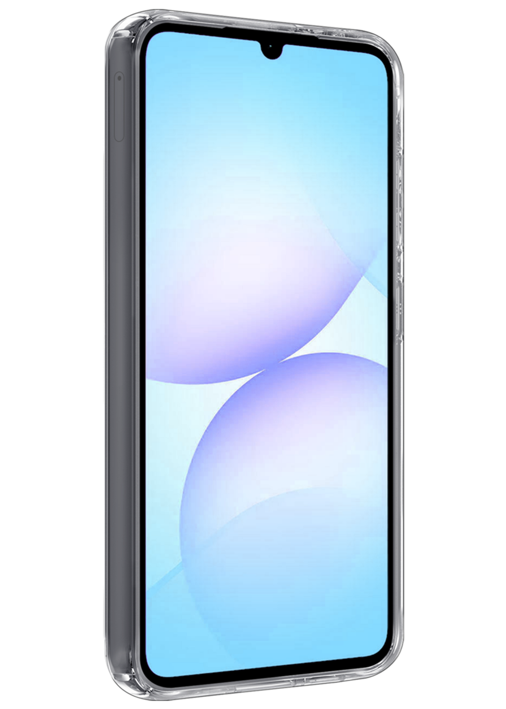 BTH BTH Samsung Galaxy A07 4G Hoesje Siliconen Met Screenprotector - Transparant