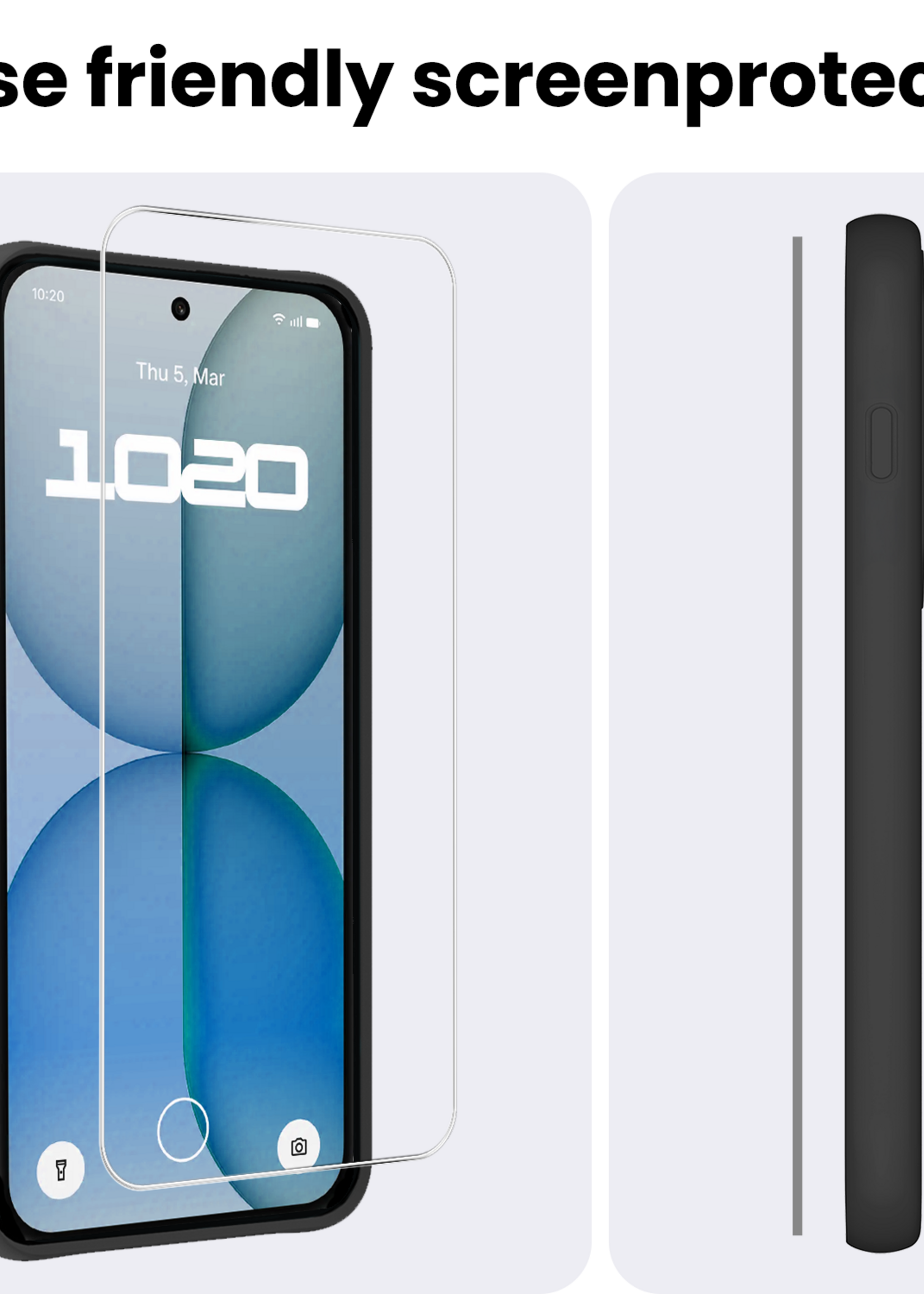 BTH BTH Nothing Phone (4a) Screenprotector Glas  - 3 PACK