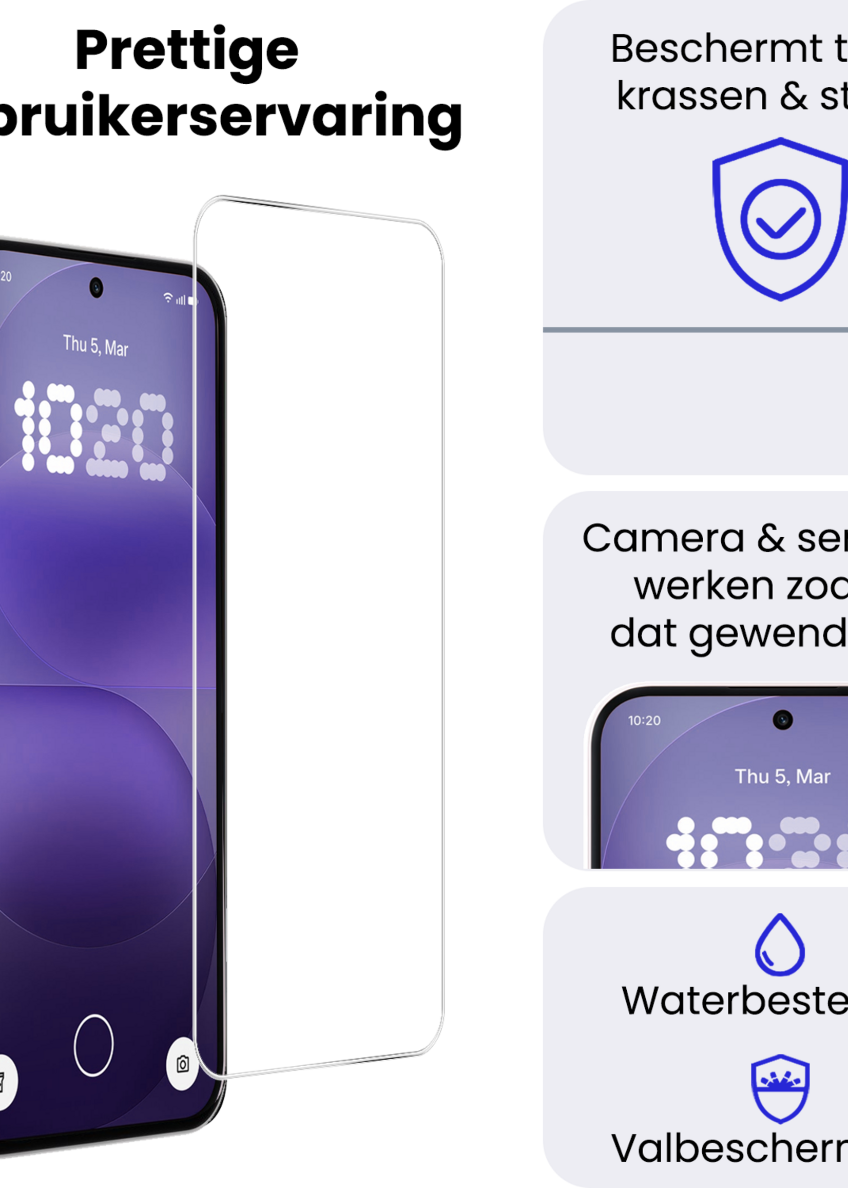 BTH BTH Nothing Phone (4a) Pro Screenprotector Glas  - 3 PACK