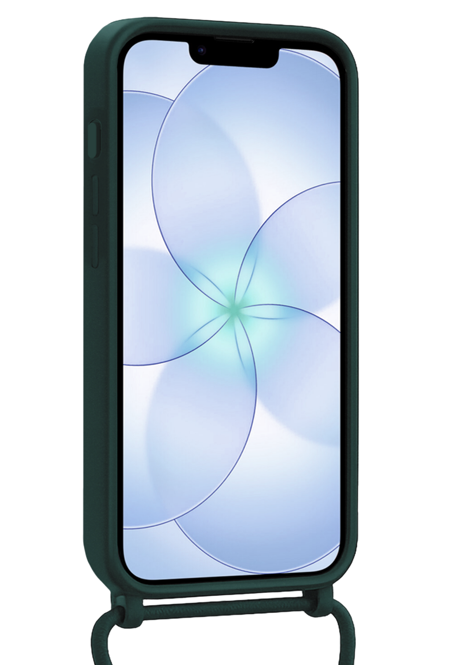 BTH BTH iPhone 17e Hoesje Pashouder met Koord - Donkergroen - 2 PACK