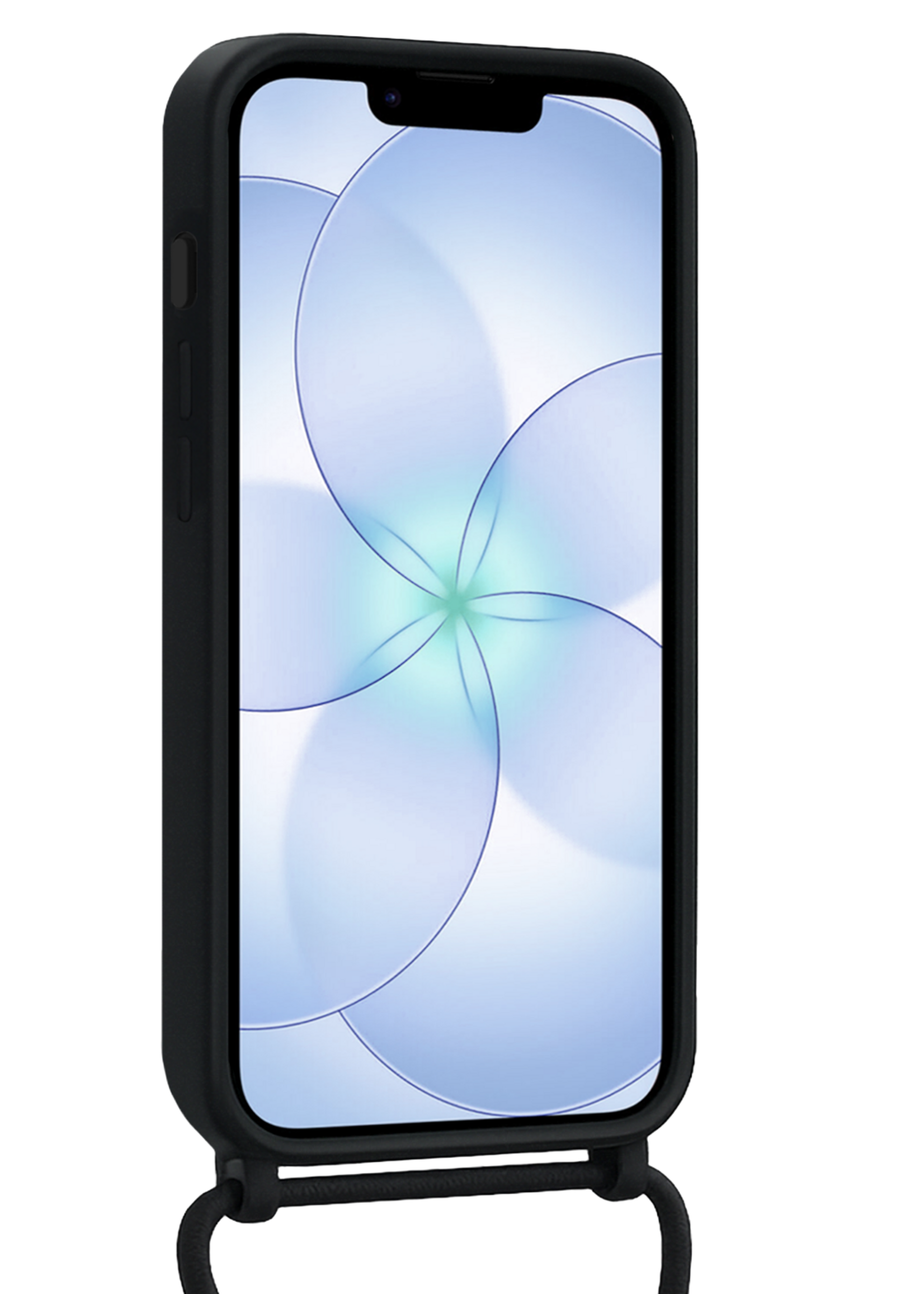 BTH BTH iPhone 17e Hoesje Pashouder met Koord - Zwart - 2 PACK