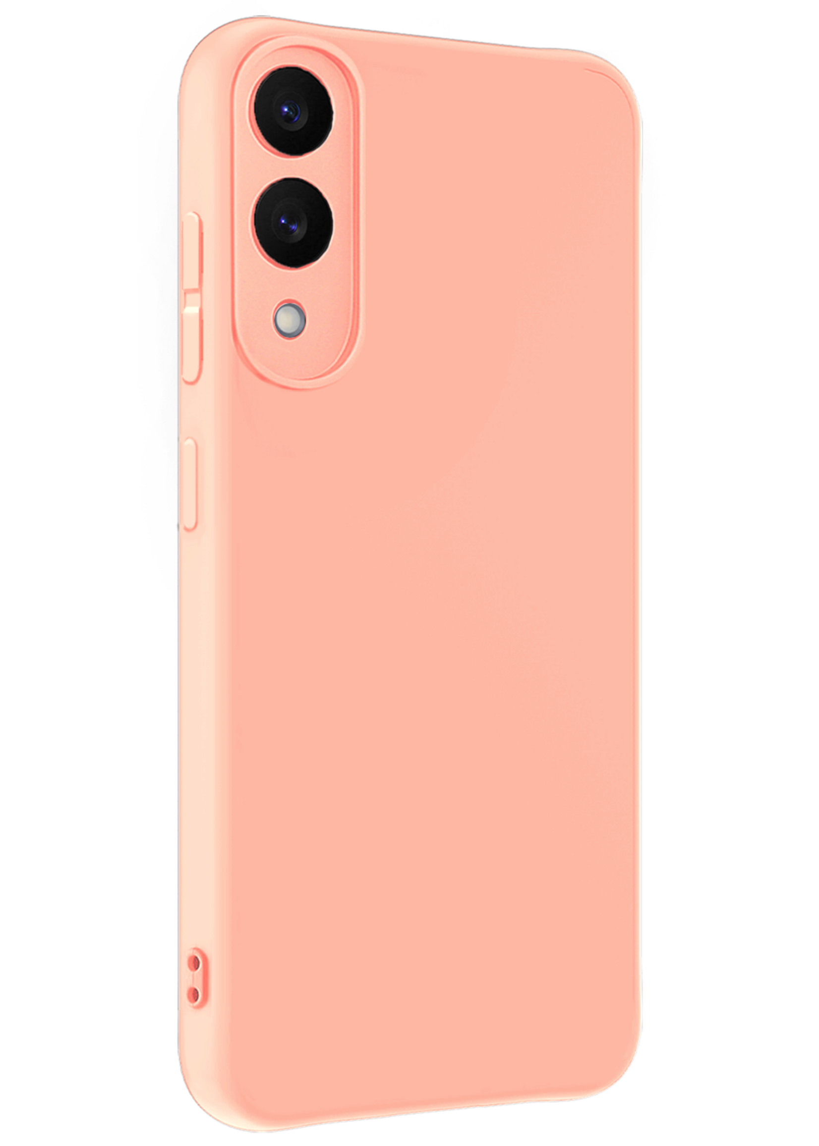 BTH BTH Samsung Galaxy S25 Edge Hoesje Siliconen - Lichtroze - 2 PACK