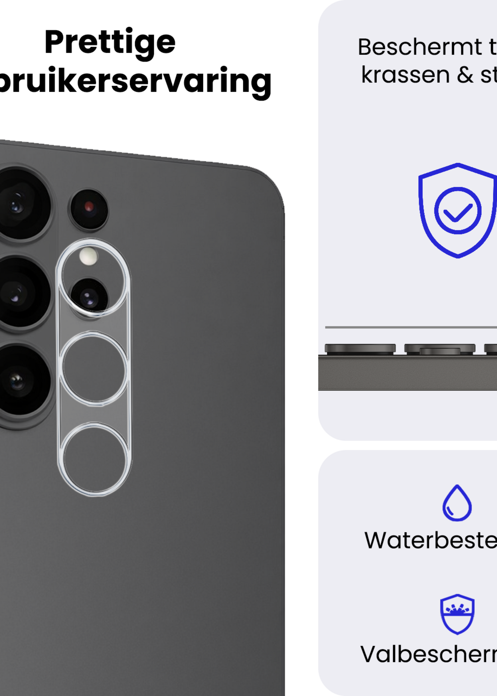 BTH BTH Samsung Galaxy S26 Ultra Camera Screenprotector - 3 PACK