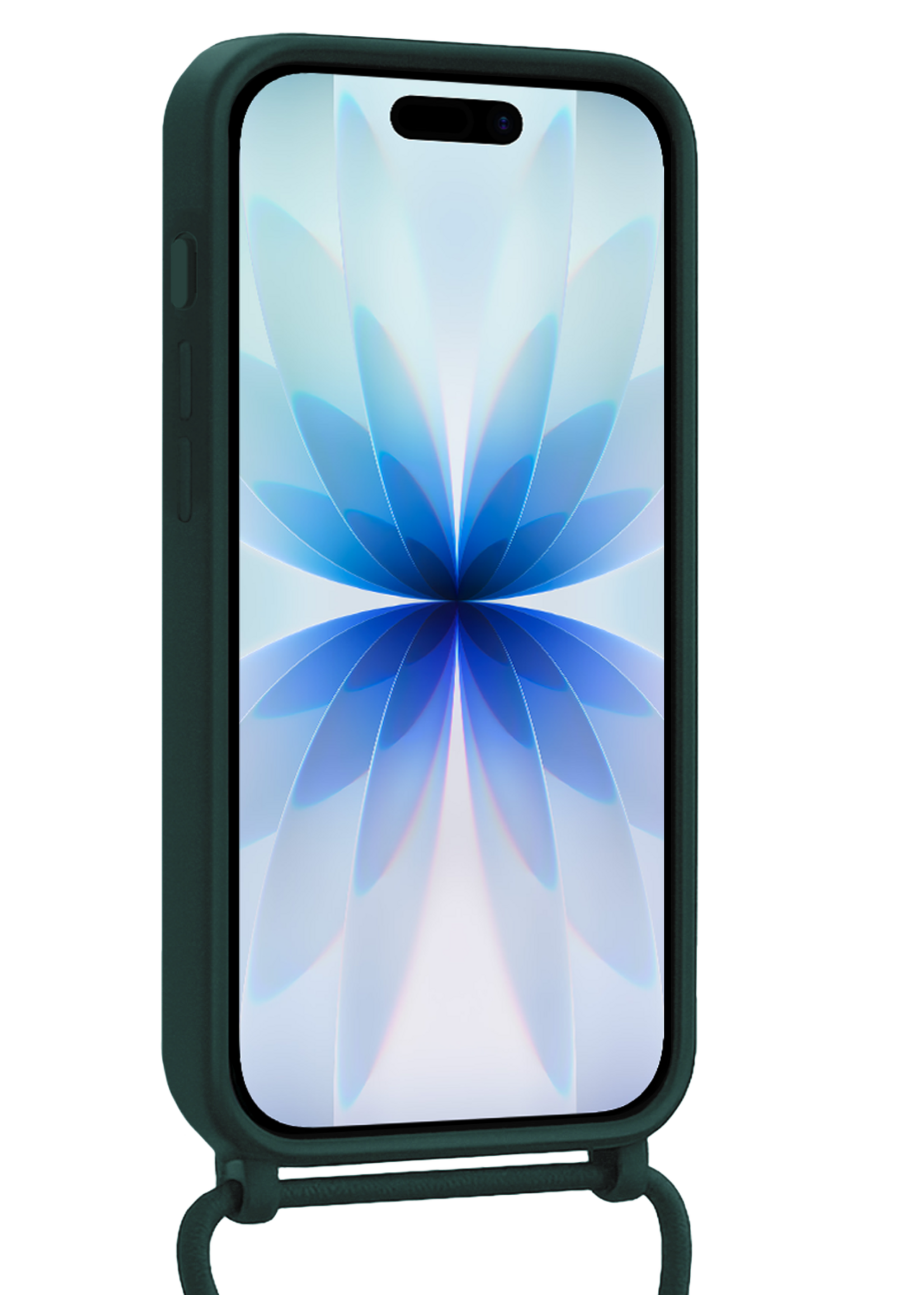BTH BTH iPhone 17 Hoesje met Koord - Donkergroen