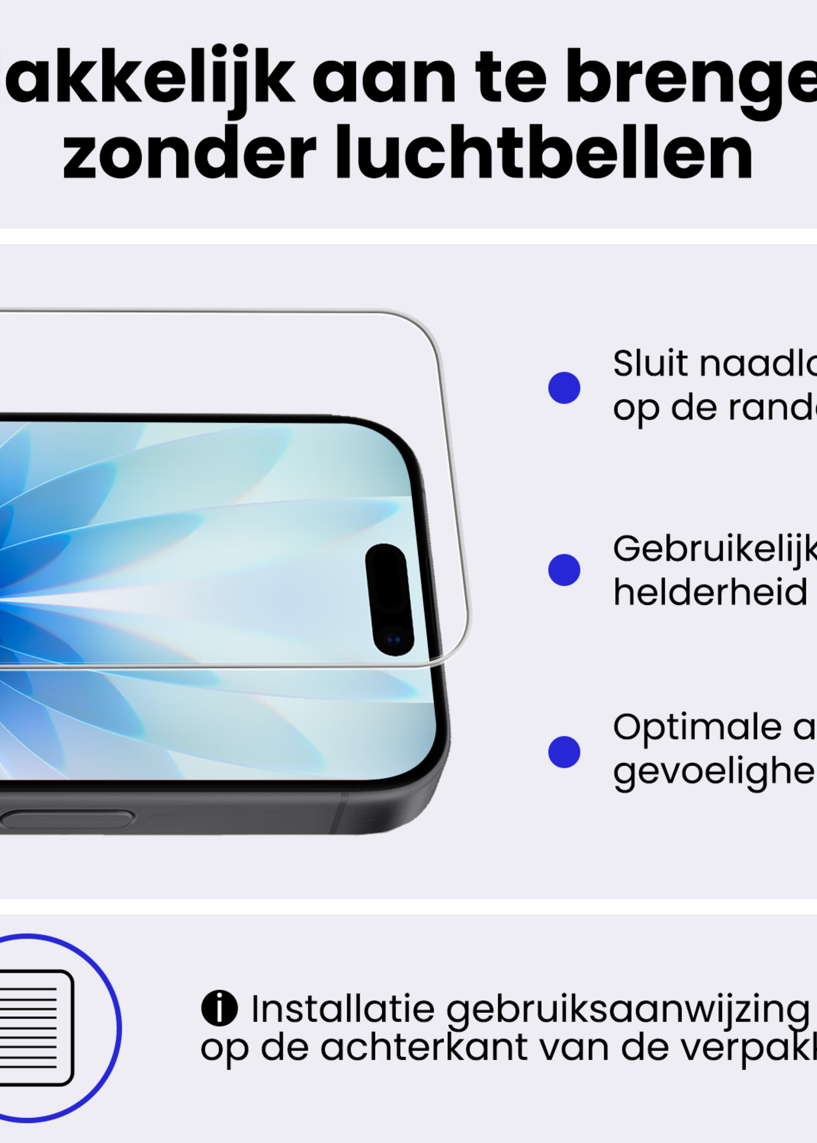 BTH BTH iPhone 17 Hoesje met Koord Met Screenprotector - Groen