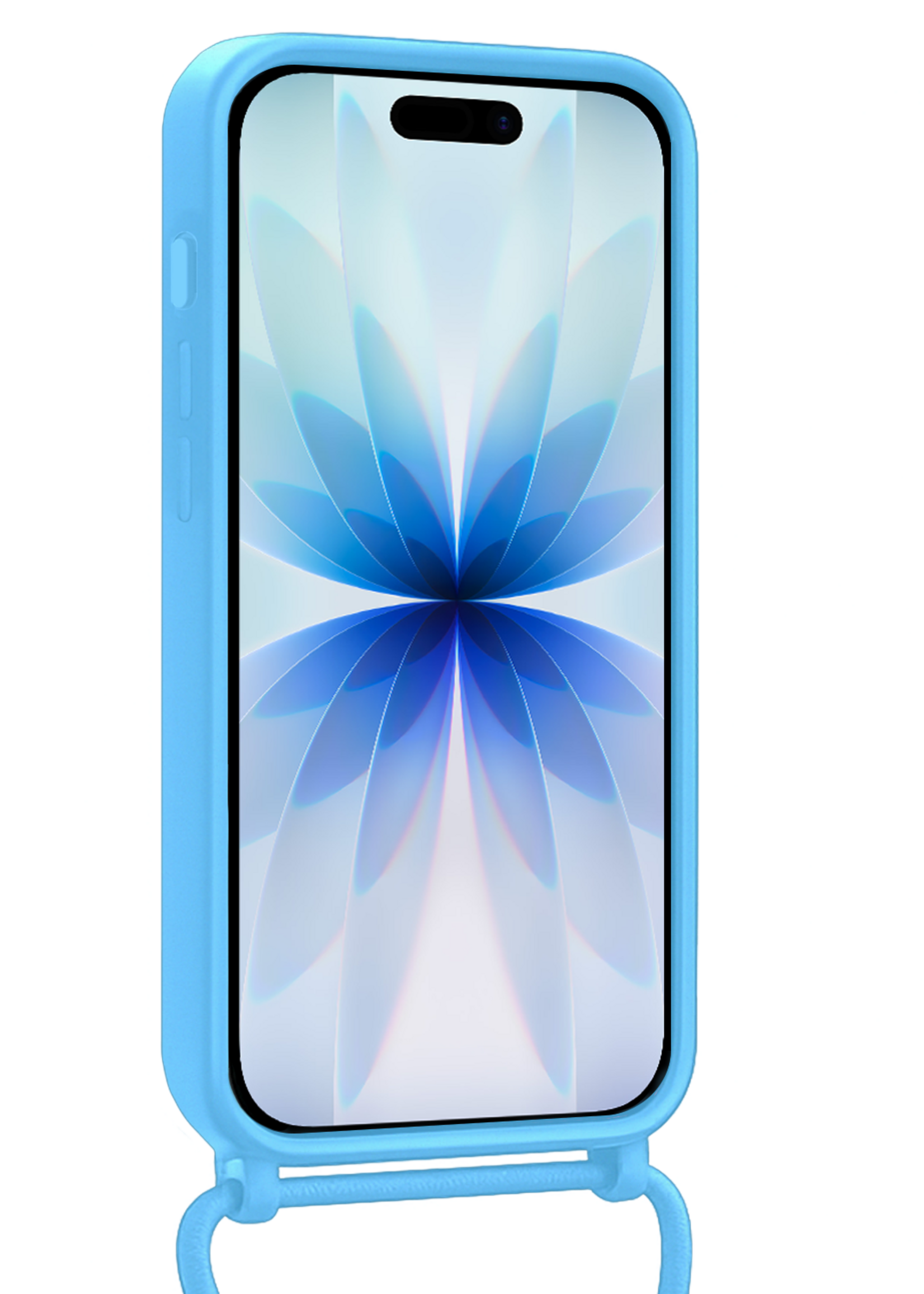 BTH BTH iPhone 17 Hoesje met Koord - Lichtblauw