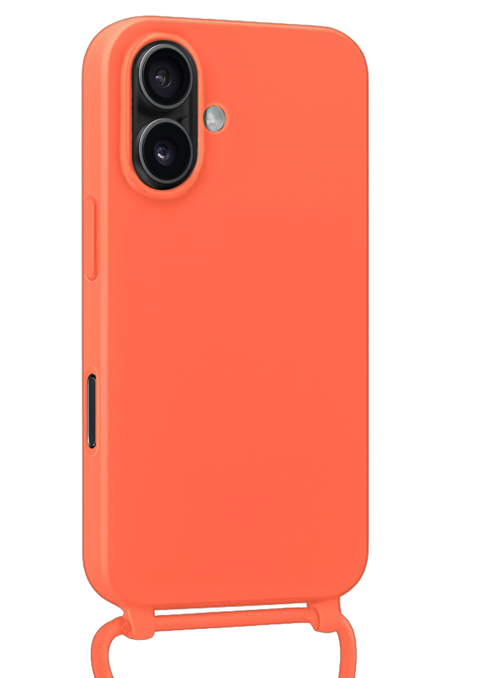 BTH BTH iPhone 17 Hoesje met Koord - Papaya