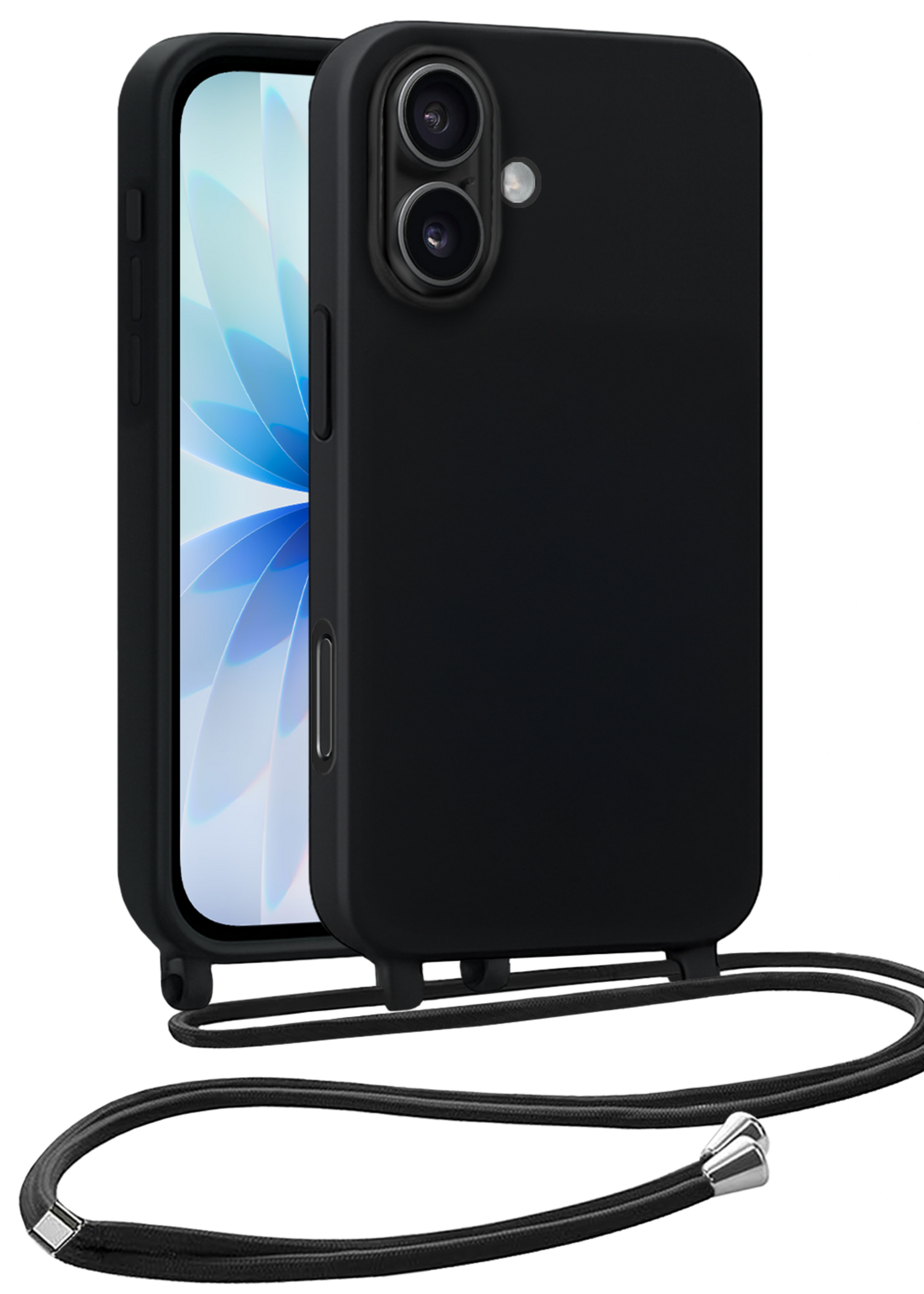 BTH BTH iPhone 17 Hoesje met Koord - Zwart