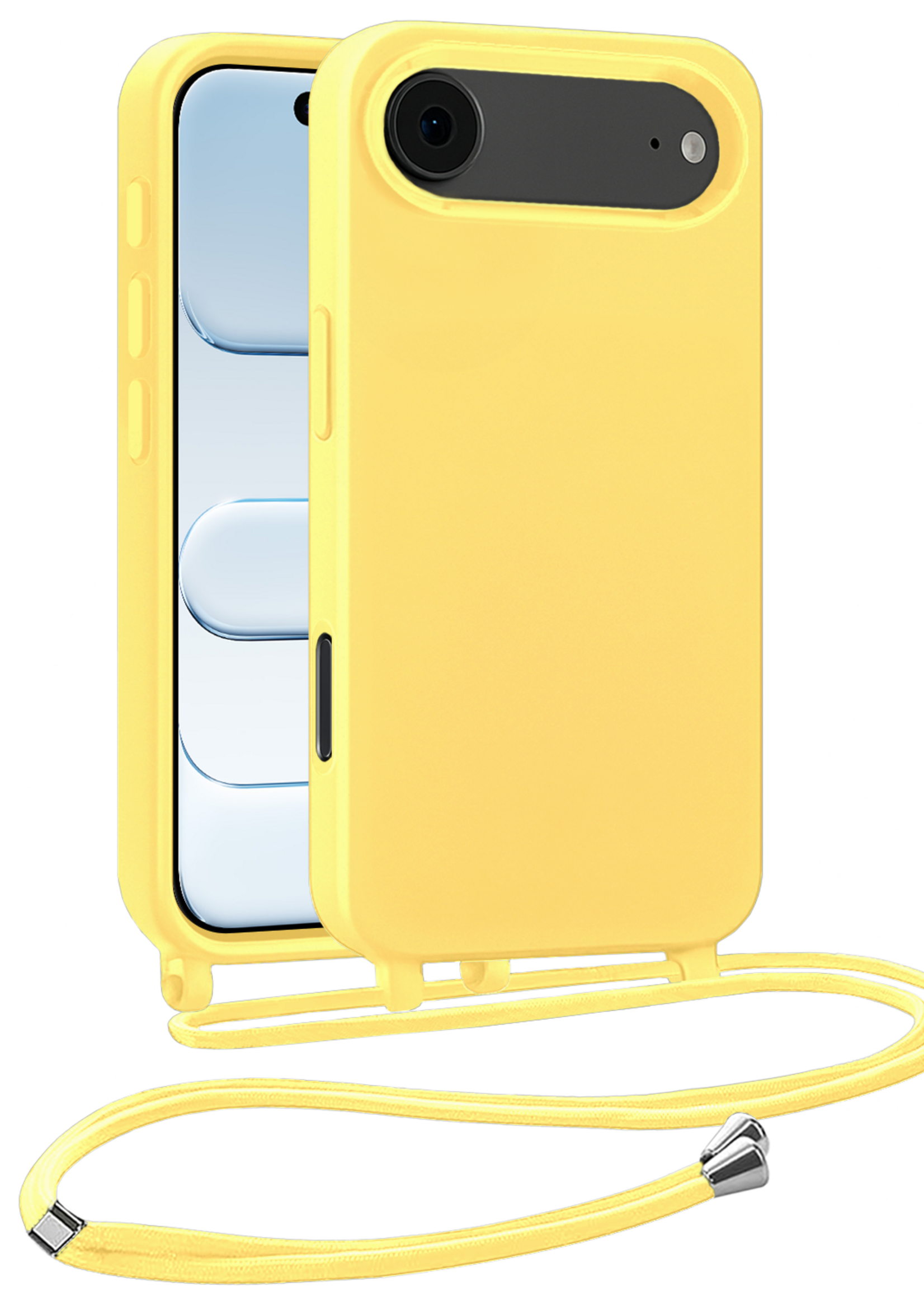 BTH BTH iPhone Air Hoesje met Koord - Geel