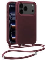 BTH BTH iPhone 17 Pro Hoesje met Koord - Aubergine