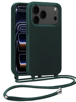 BTH BTH iPhone 17 Pro Hoesje met Koord - Donkergroen