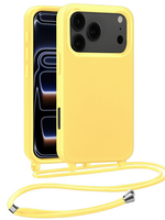 BTH BTH iPhone 17 Pro Hoesje met Koord - Geel