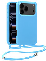 BTH BTH iPhone 17 Pro Hoesje met Koord - Lichtblauw