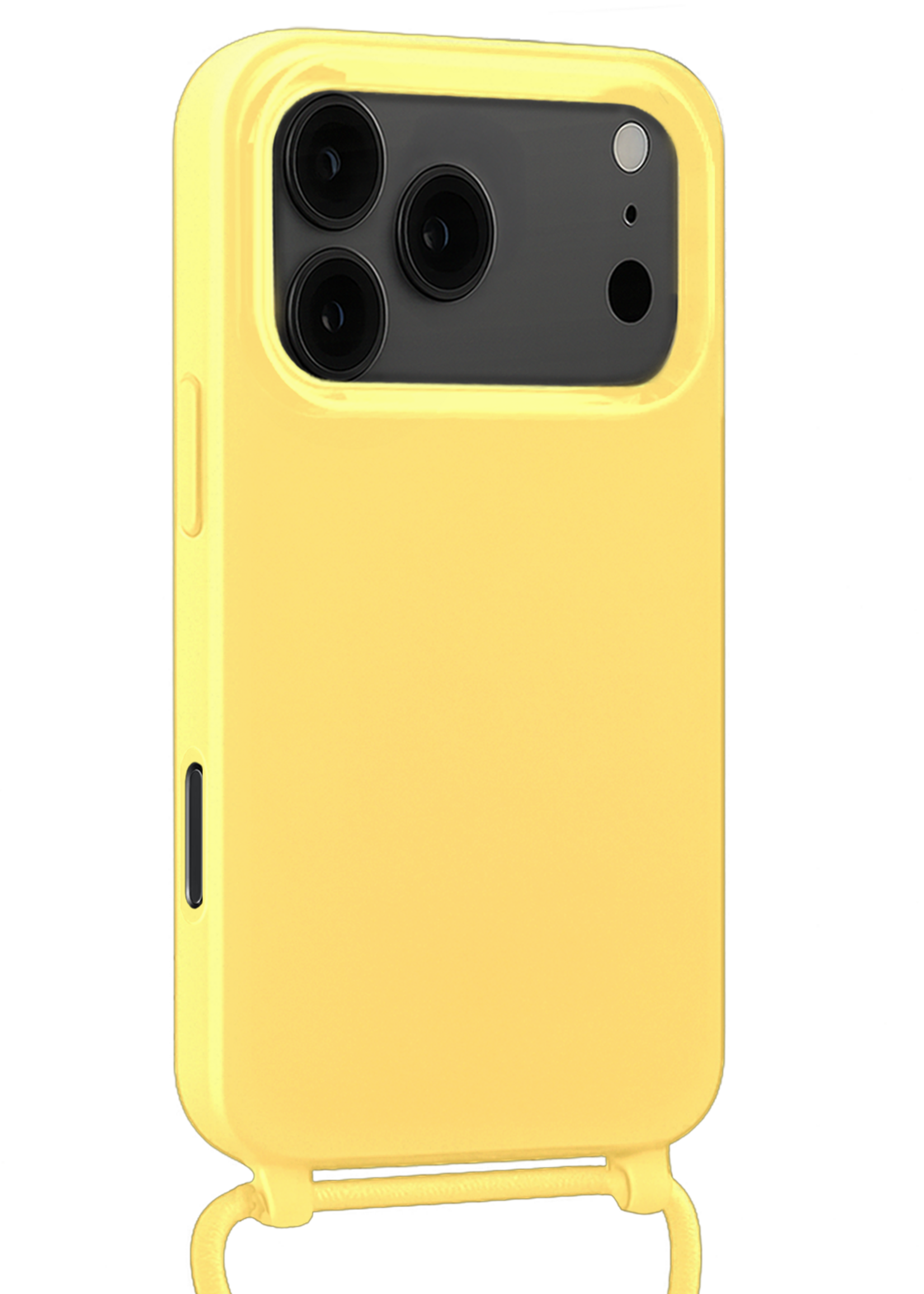 BTH BTH iPhone 17 Pro Max Hoesje met Koord - Geel