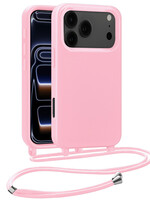 BTH BTH iPhone 17 Pro Max Hoesje met Koord - Lichtroze