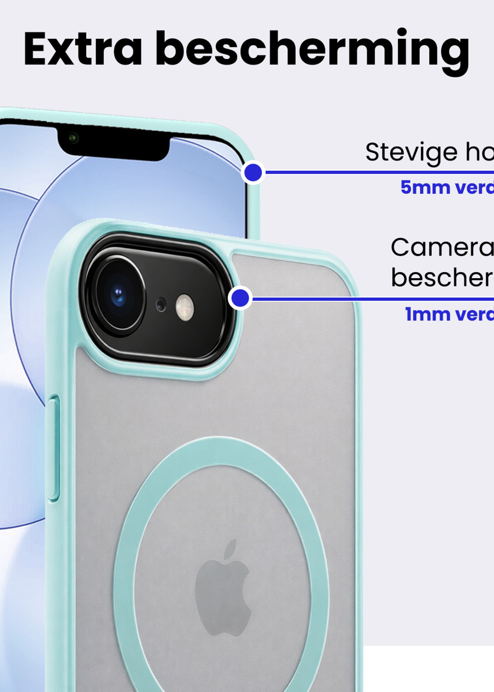 BTH BTH iPhone 17e Magsafe Hoesje - Lichtblauw