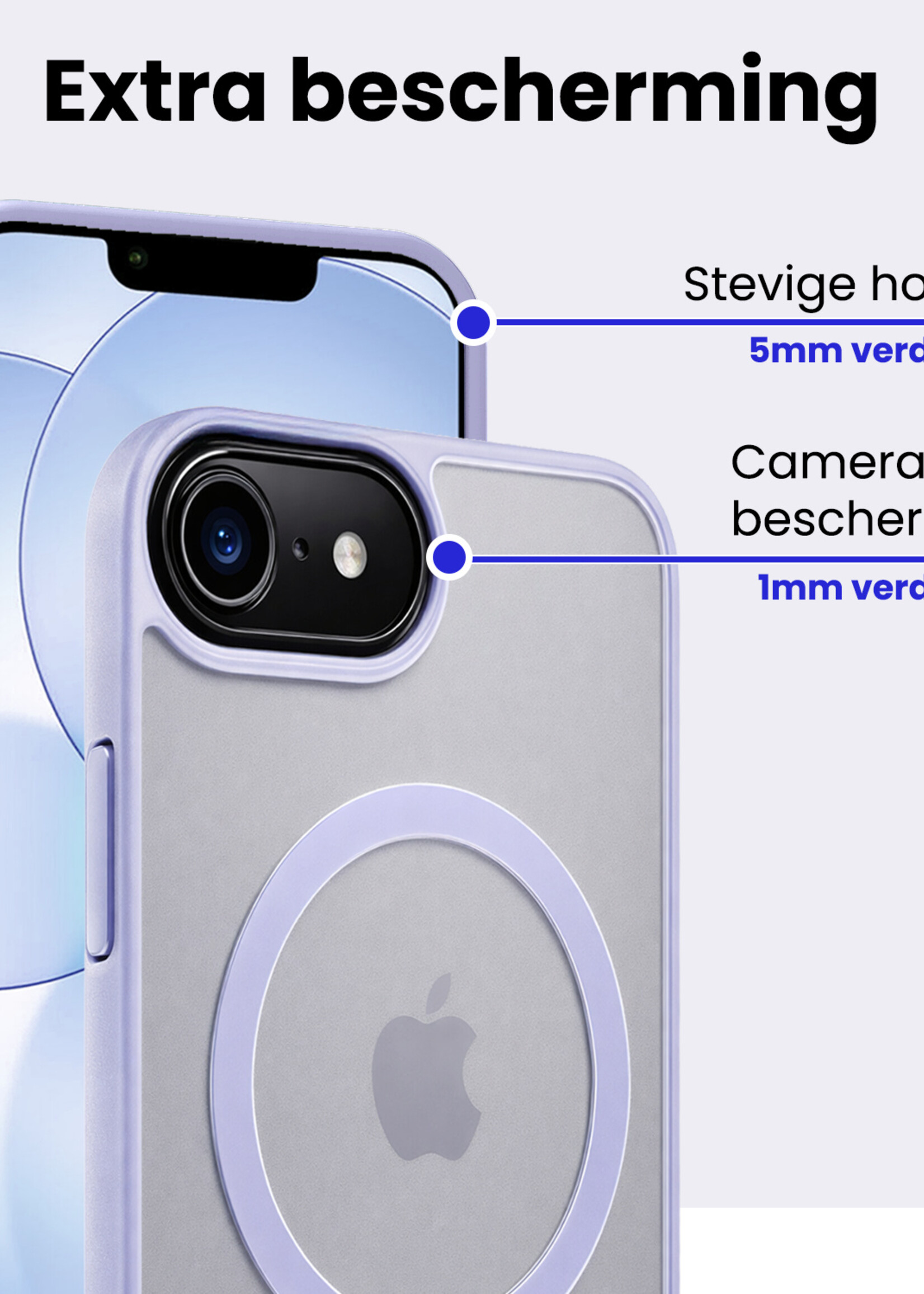 BTH BTH iPhone 17e Magsafe Hoesje - Lila