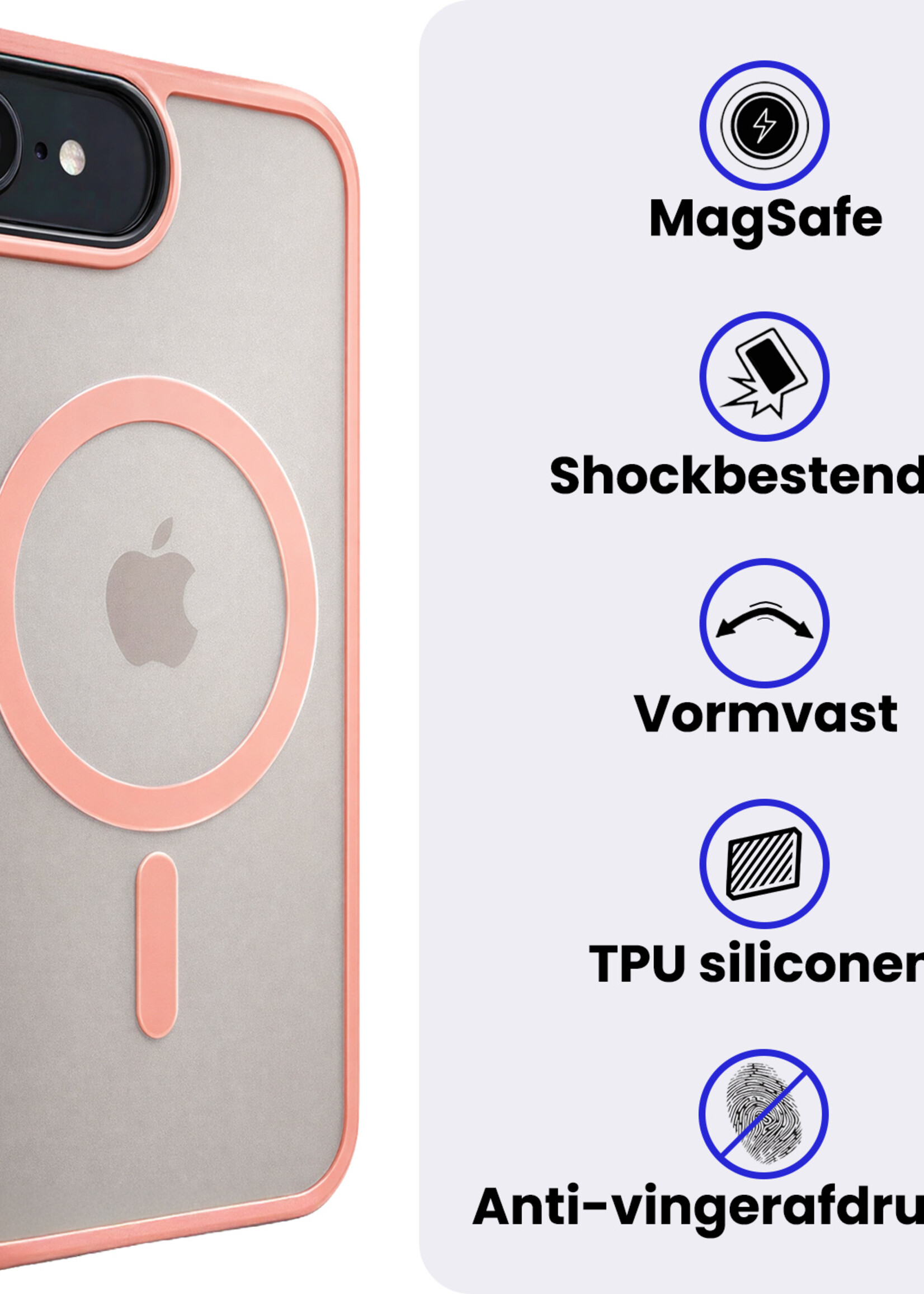 BTH BTH iPhone 17e Magsafe Hoesje - Perzik
