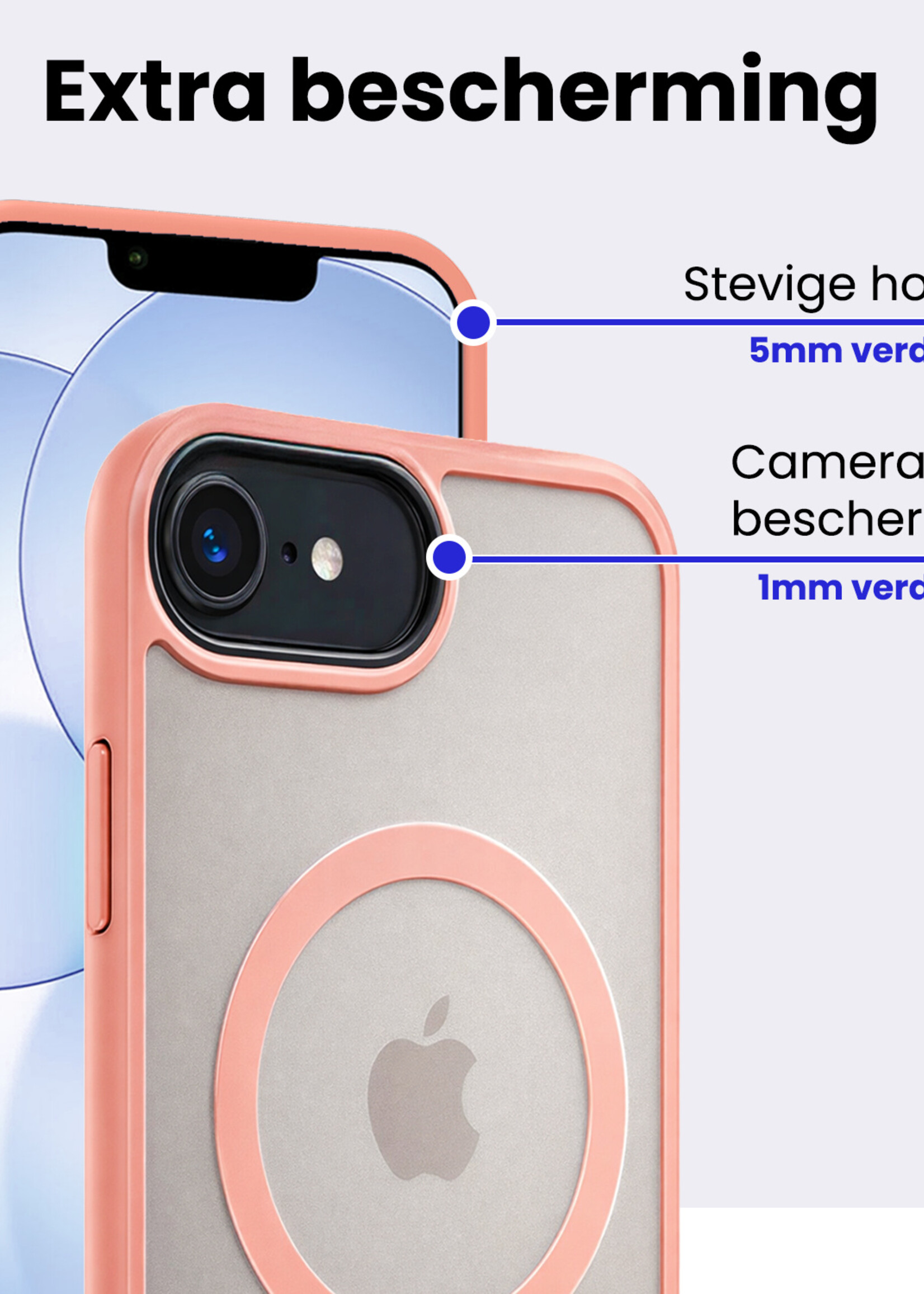 BTH BTH iPhone 17e Magsafe Hoesje - Perzik