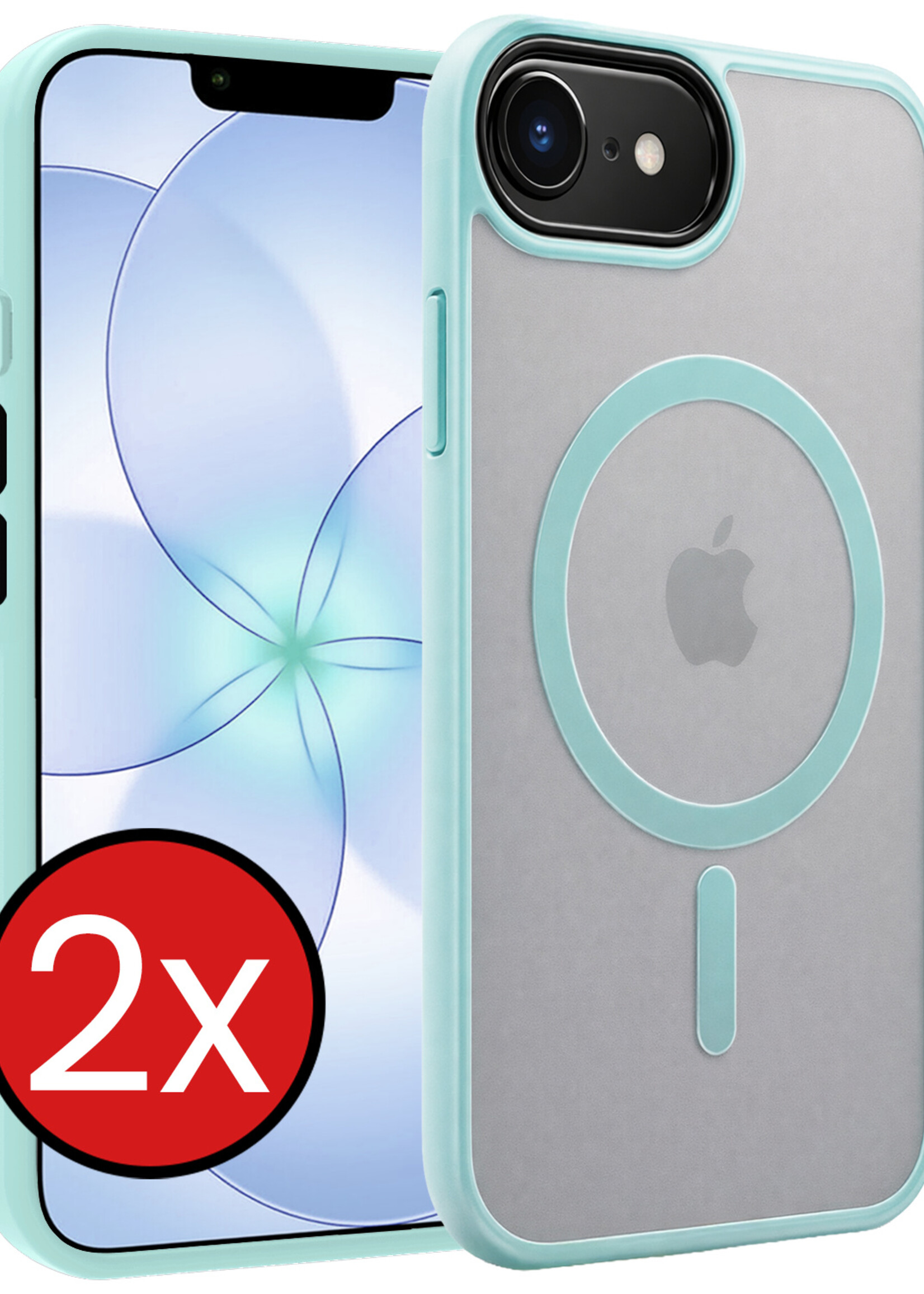 BTH BTH iPhone 17e Magsafe Hoesje - Lichtblauw - 2 PACK