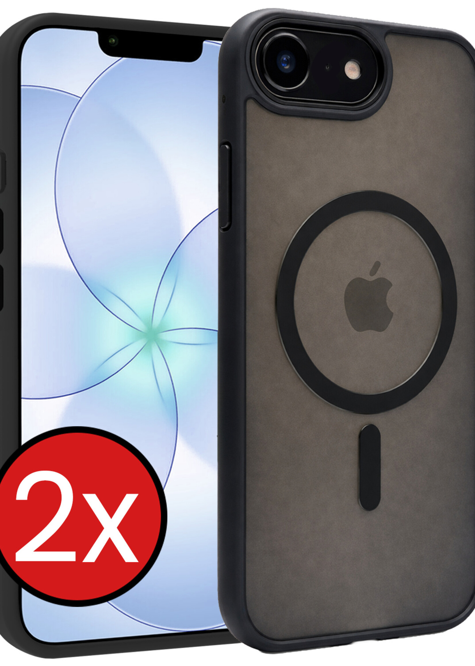 BTH BTH iPhone 17e Magsafe Hoesje - Zwart - 2 PACK