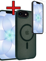 BTH BTH iPhone 17e Magsafe Hoesje Donkergroen Met Screenprotector