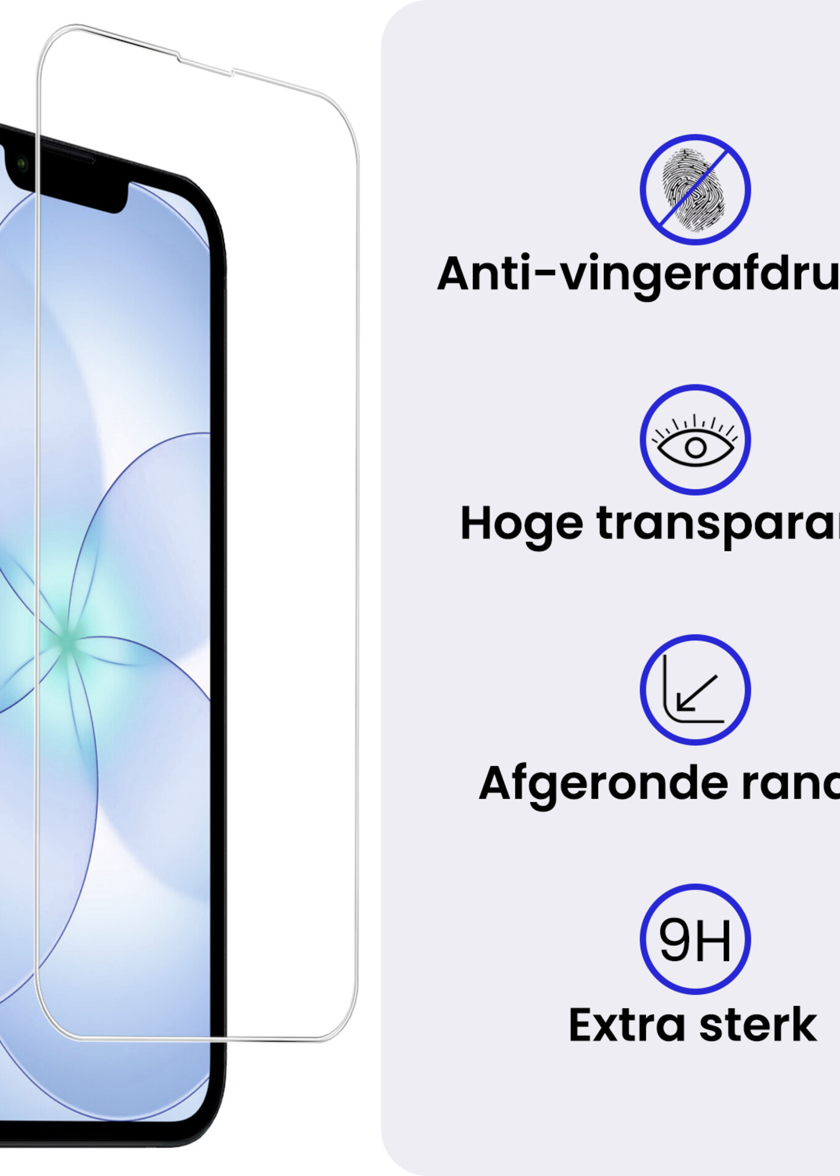 BTH BTH iPhone 17e Magsafe Hoesje Lichtblauw Met Screenprotector