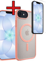 BTH BTH iPhone 17e Magsafe Hoesje Perzik Met Screenprotector