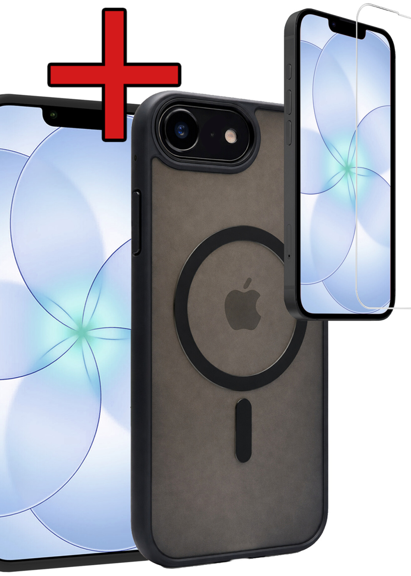 BTH BTH iPhone 17e Magsafe Hoesje Zwart Met Screenprotector