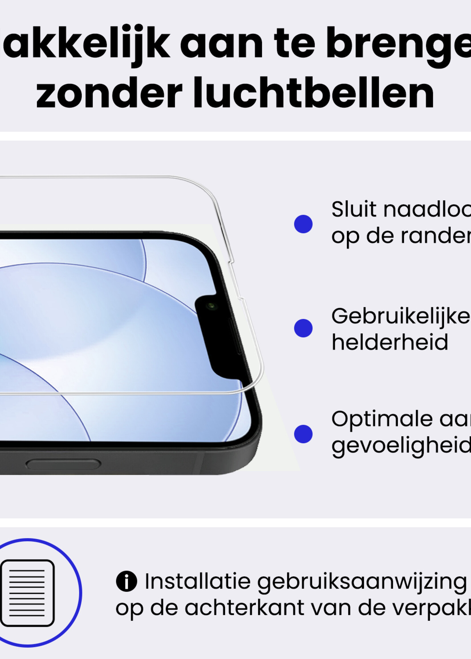 BTH BTH iPhone 17e Magsafe Hoesje Donkerblauw Met 2x Screenprotector