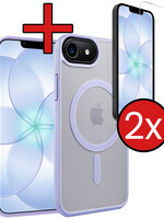 BTH BTH iPhone 17e Magsafe Hoesje Lila Met 2x Screenprotector