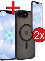 BTH BTH iPhone 17e Magsafe Hoesje Zwart Met 2x Screenprotector