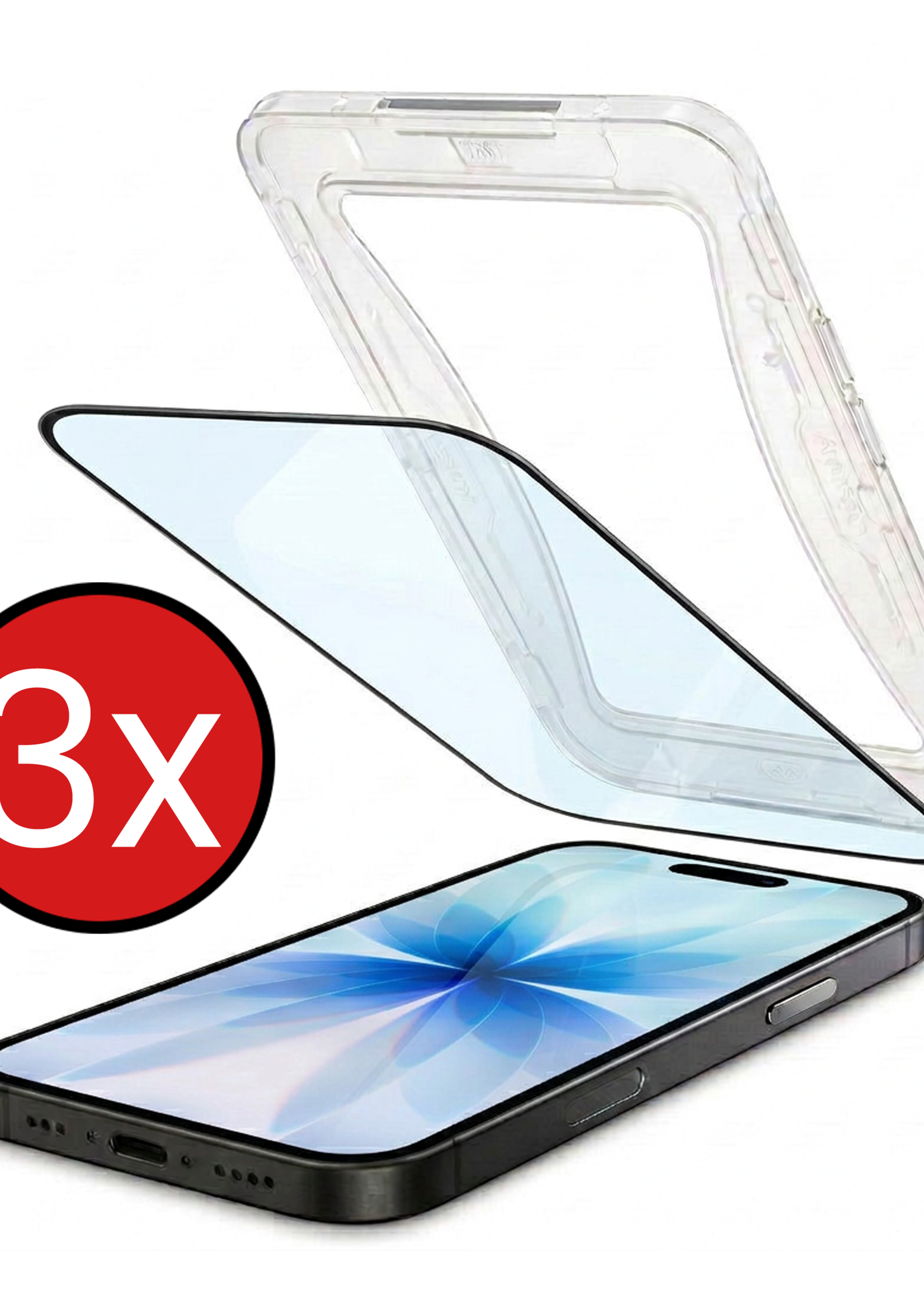 BTH BTH iPhone 17 Hybrid Screenprotector - 3 PACK