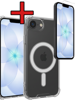 BTH BTH iPhone 17e Magsafe Hoesje Transparant Met Screenprotector