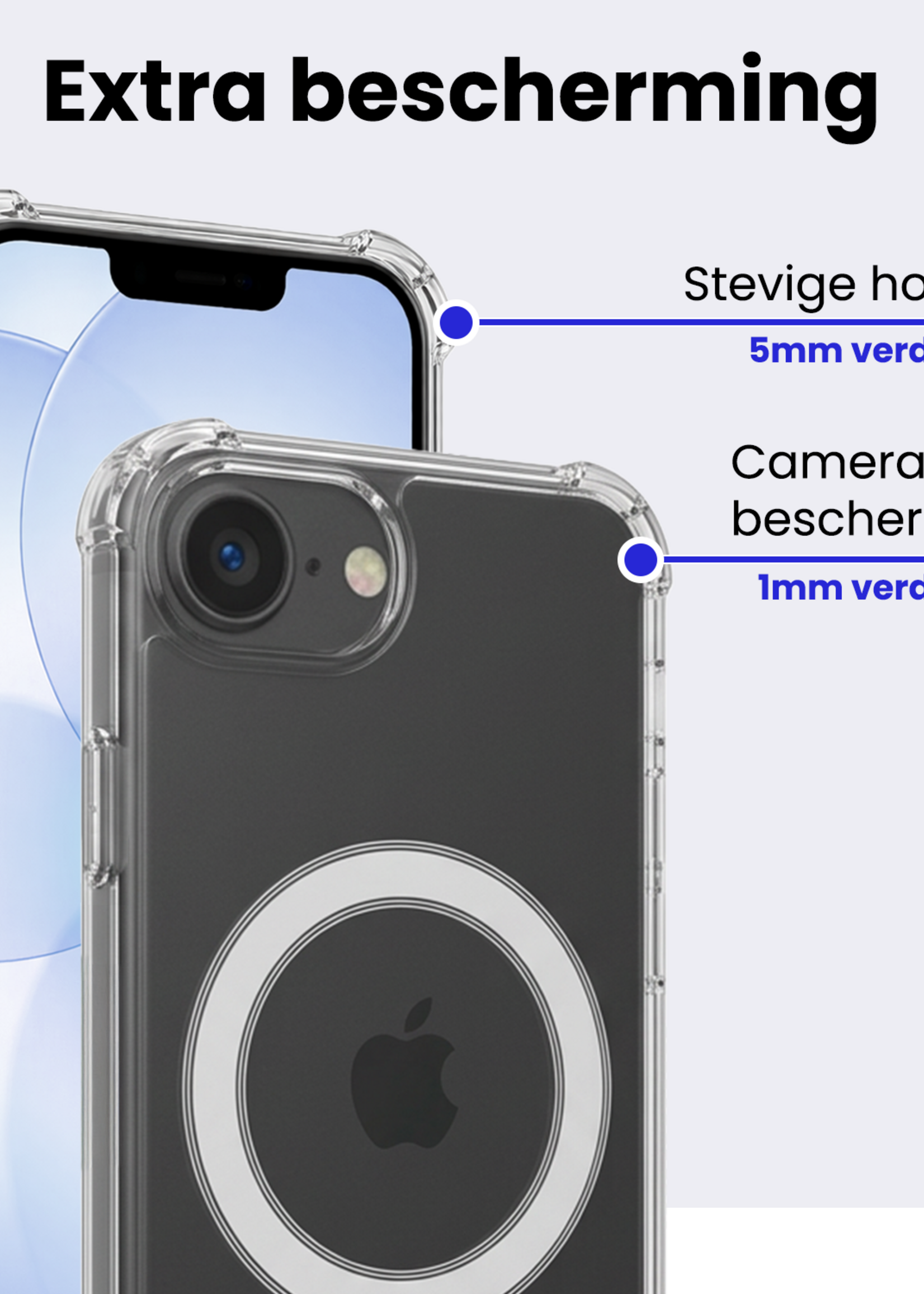 BTH BTH iPhone 17e Magsafe Hoesje - Transparant