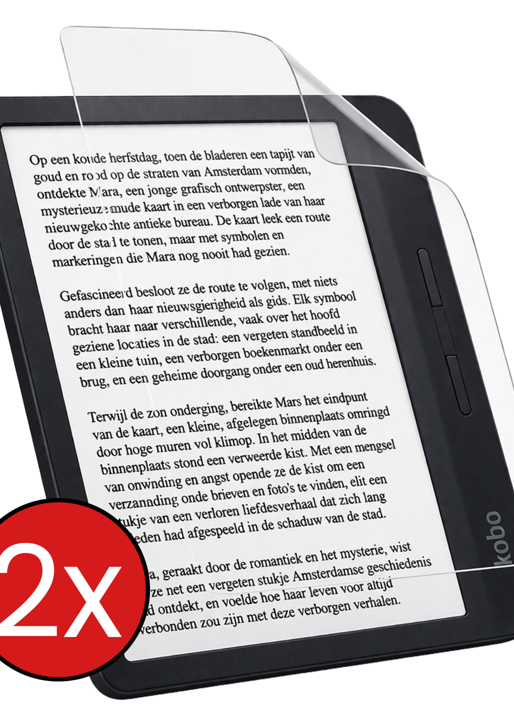 BTH BTH Kobo Libra H2O Schermfolie - 2 stuks