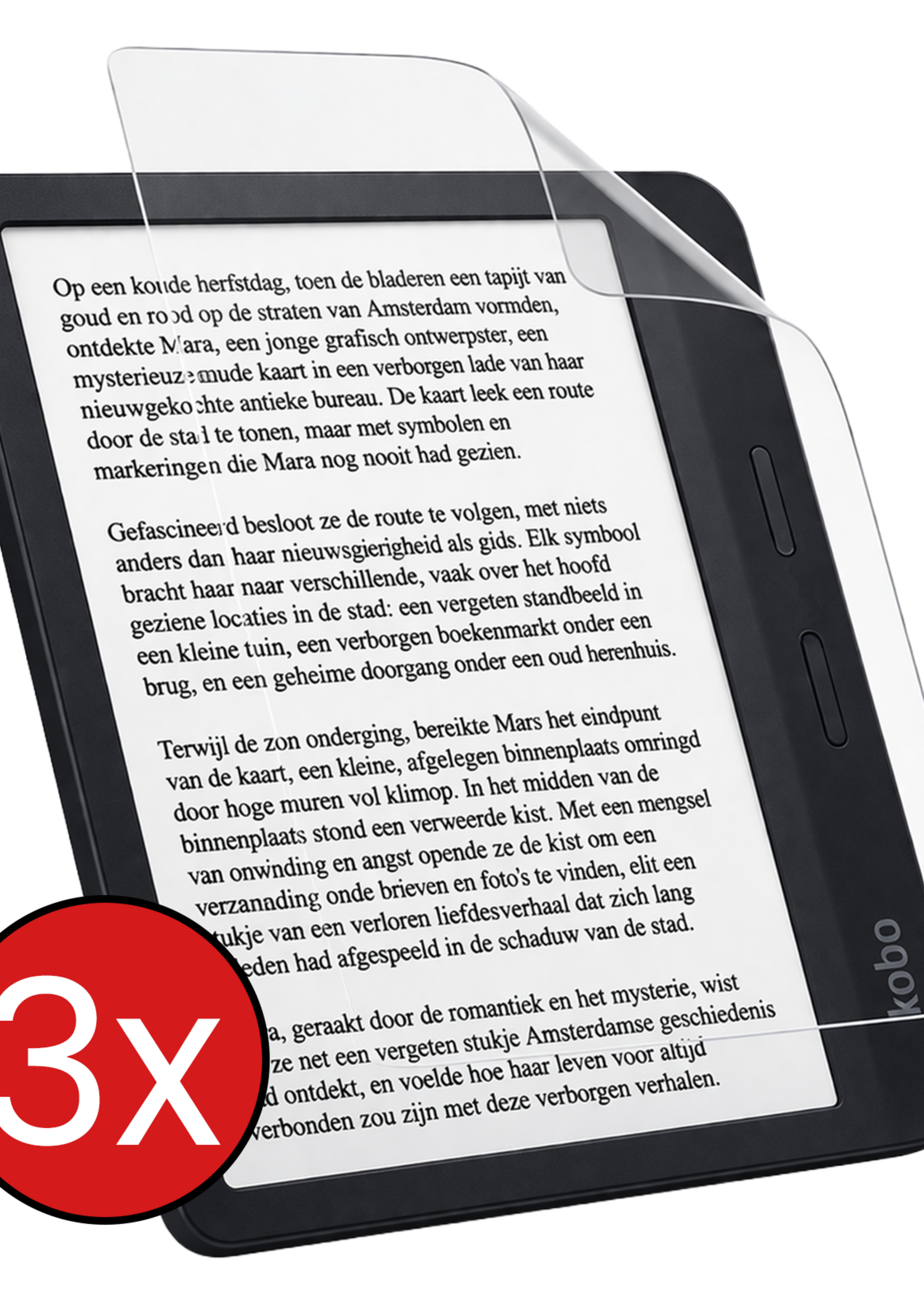 BTH BTH Kobo Sage Schermfolie - 3 stuks