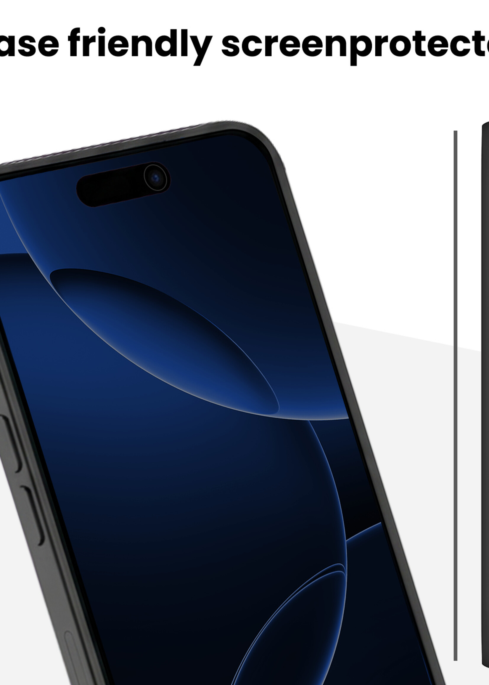 BTH BTH iPhone 16 Pro Hybrid Privacy Screenprotector - 2 PACK