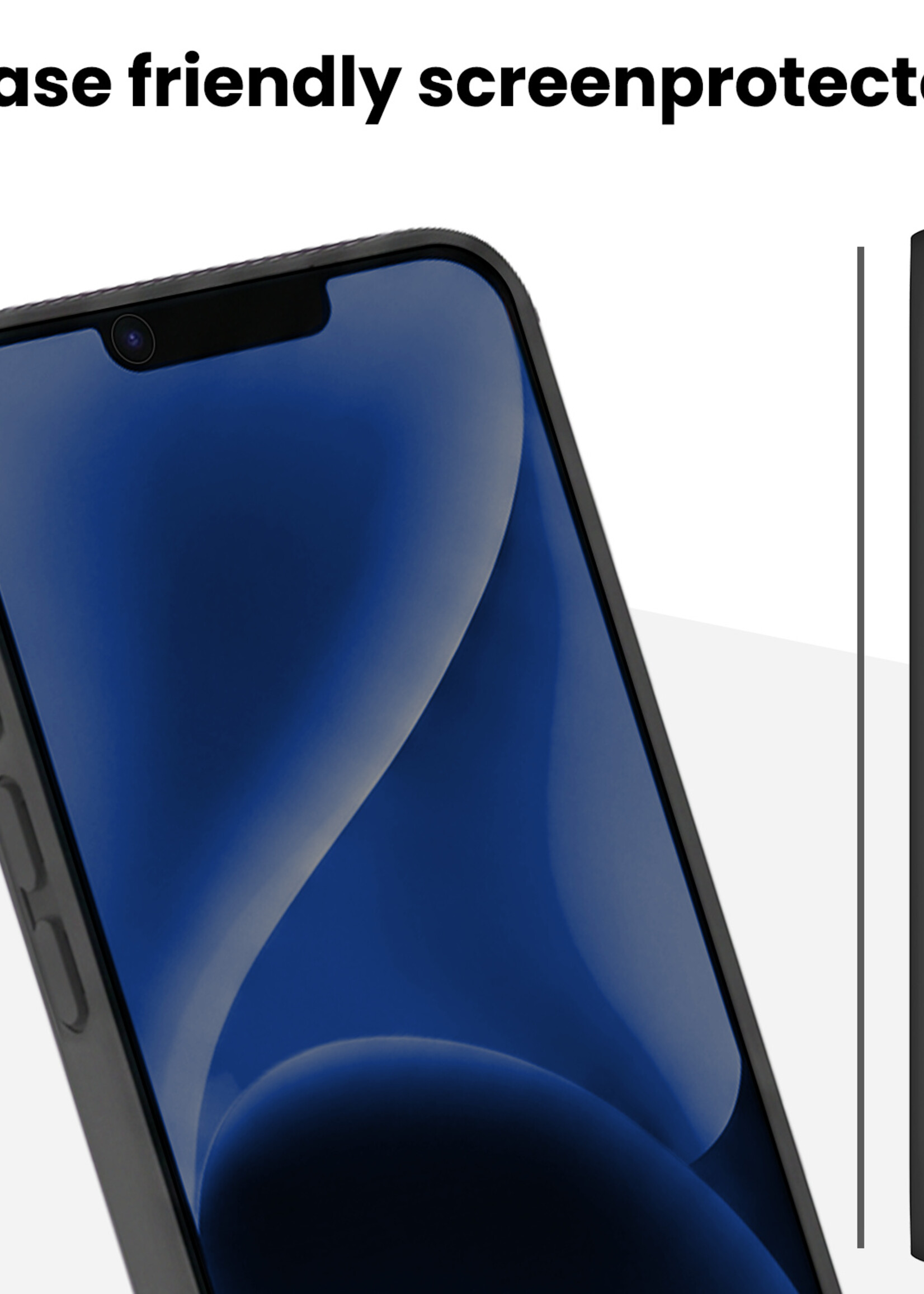 BTH BTH iPhone 14 Hybrid Privacy Screenprotector - 2 PACK