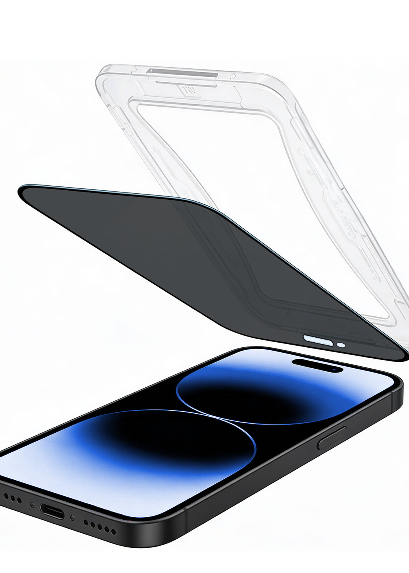 BTH BTH iPhone 14 Pro Hybrid Privacy Screenprotector