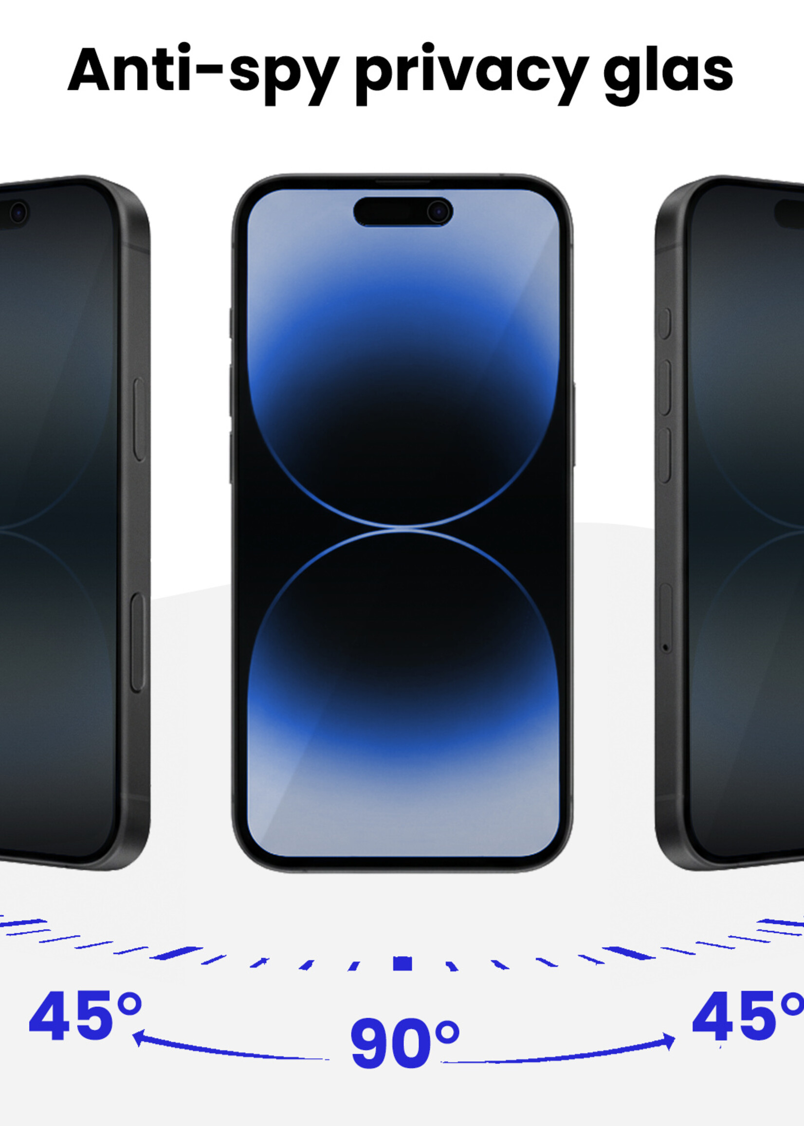 BTH BTH iPhone 14 Pro Max Hybrid Privacy Screenprotector