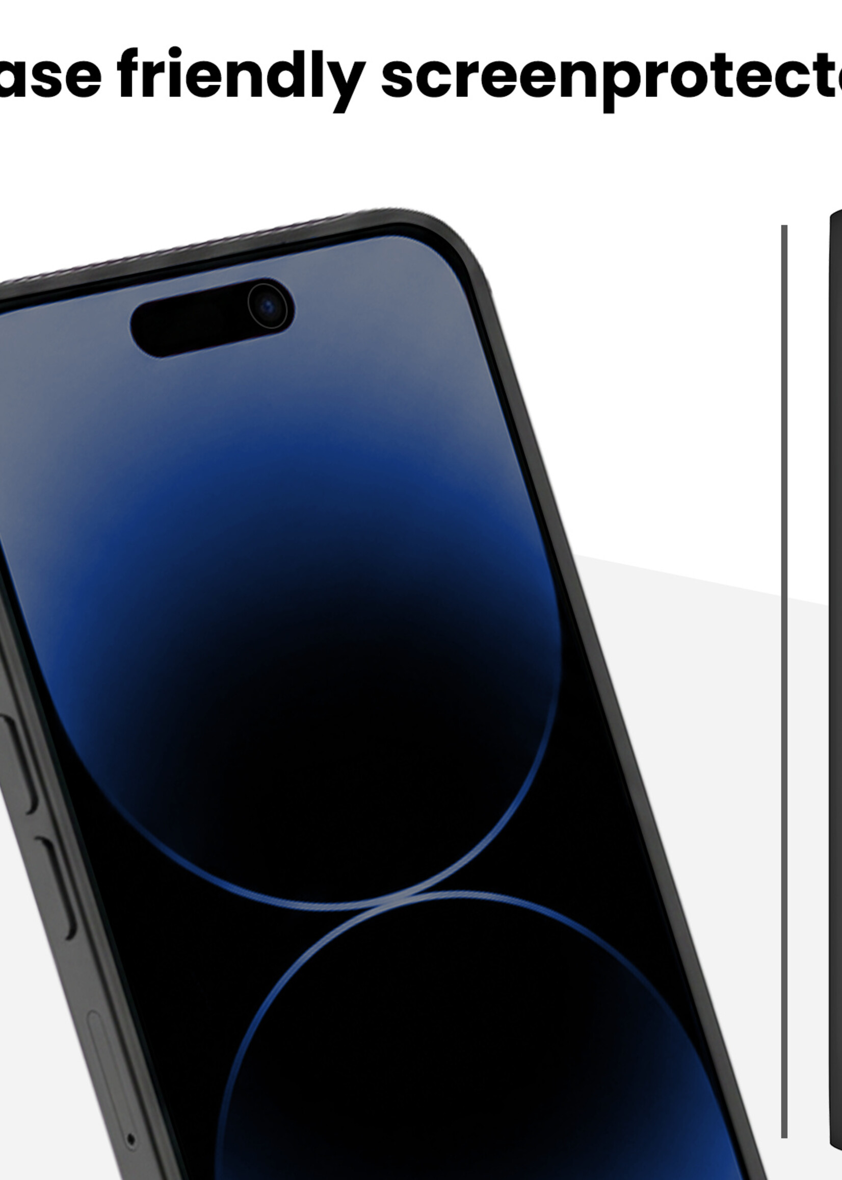 BTH BTH iPhone 14 Pro Max Hybrid Privacy Screenprotector - 3 PACK