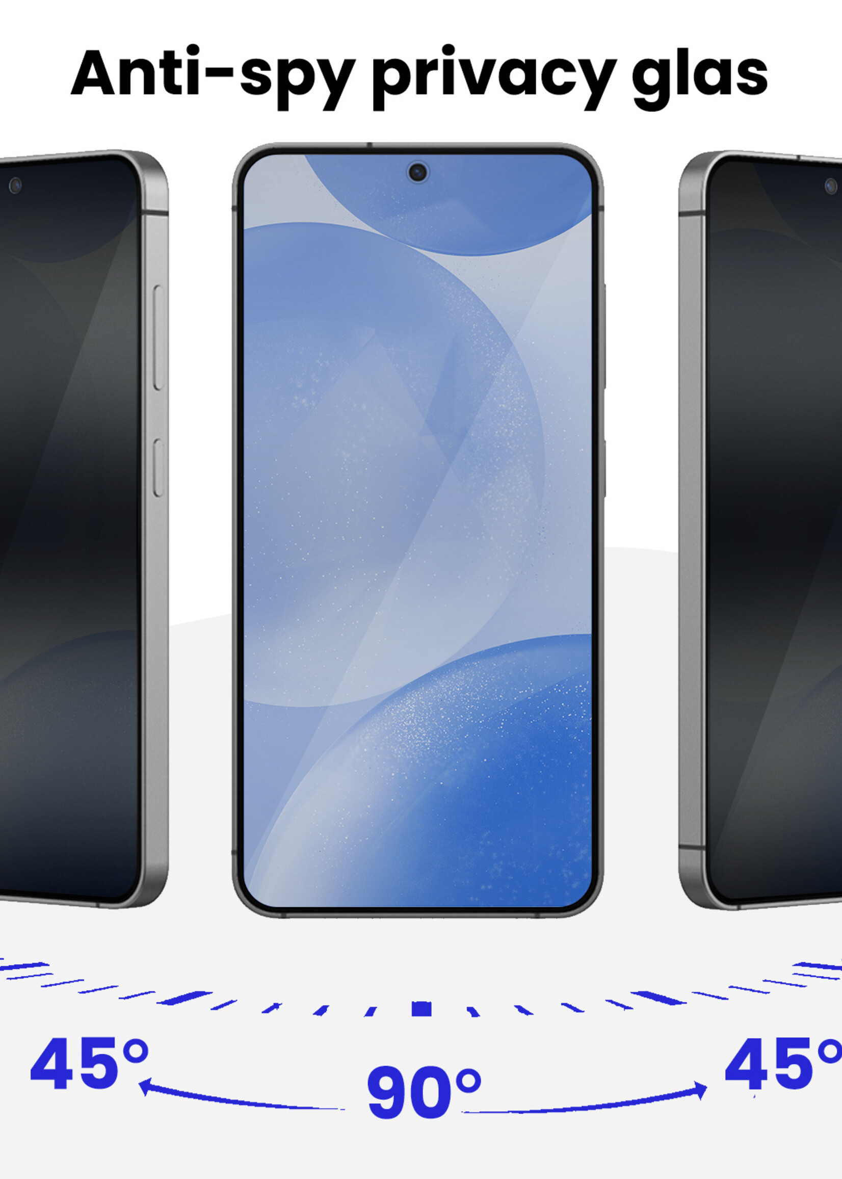 BTH BTH Samsung Galaxy S24 Plus Hybrid Privacy Screenprotector