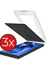 BTH BTH Samsung Galaxy S24 Ultra Hybrid Privacy Screenprotector - 3 PACK