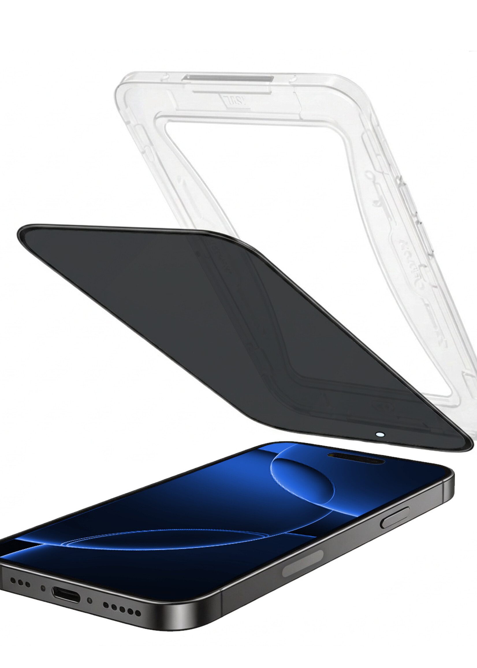 BTH BTH iPhone 16 Pro Max Hybrid Privacy Screenprotector